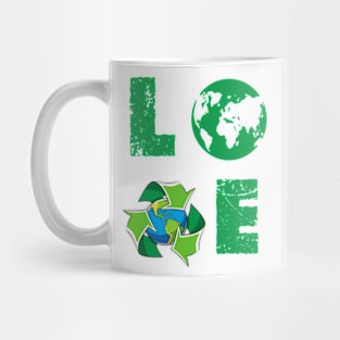 happy funny  earth day 2024 gift april 22 Cute Teacher  Lover Rainbow Mug